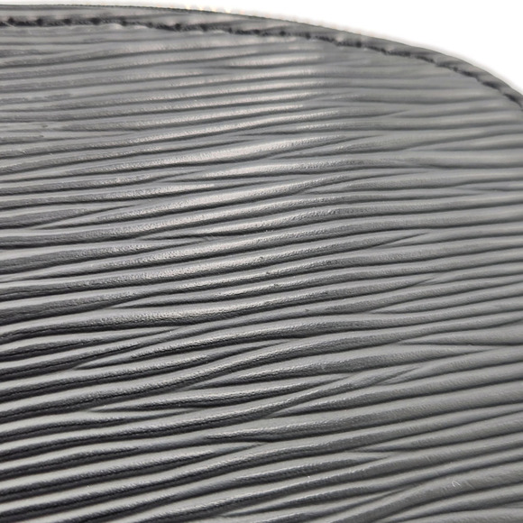 LOUIS VUITTON Epi Pochette Tick M41348 Black Pouch - Picture 9 of 10